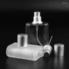 Bottiglie di stoccaggio 1 pezzo Flacone spray 30ML Profumo Pressa in vetro smerigliato Contenitore cosmetico ricaricabile vuoto portatile