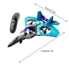 V17 RC télécommande avion 24G combattant passe-temps avion EPP mousse jouets Drone enfants Sports de plein air cadeaux 231229