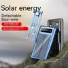 2024 Ny solenergi Bank inbyggd kablar bärbar snabb laddning PowerBank Qucik Charge Extern batteriladdare för iPhone 14 Xiaomi Huawei