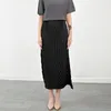 Rokken Miyake geplooide Japanse hoge taille handgemaakte halve rok herfst losse mode licht luxe temperament