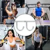 Zespoły oporowe 2 szt. Pull Hak Trening Kabel oporowy sportowy akcesoria metalowy uchwyt dostarcza stalowa fitness