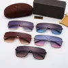 T o m Lunettes de soleil Hommes Femmes Marque Designer Lunettes de soleil Super Star Celebrity Conduite Lunettes de soleil pour dames Mode Onepiece Lunettes avec boîte