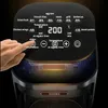 9L13L Air Fryer Household Inteligentny wielofunkcyjny ekran dotykowy wzrokowy elektryczny olejowy piekarnik 220V 231229