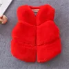 Nouveau Gilet pour enfants filles manteau 2024 nouveau automne hiver fausse fourrure gilet coréen garçons manteau mode manteaux décontractés