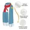 Scarves Winter Tassel Scarf Tuvalu Flag Women Cashmere Neck Head Warm Pashmina Lady Shawl Wrap Bandana