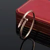 Nail Bracelet Designer Bracelets Luxury Jewelry For Women Fashion Bangle Titanium Steel Alloy Gold-Plated Craft Never Fade Not Allergic