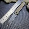 Obsługa OEM 7091 Stalowa stalowa stalowa ręka G10 Składany nóż kieszonkowy taktyczny kemping noża EDC