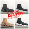 Designer belincagas velocidades 2.0 v2 sapatos casuais plataforma tênis homens tripler-s paris meias botas marca luz rubi andando esportes respirável graffiti alta legal