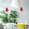 Decorazione per feste Spiedini di frutta simulati Schiuma Puntelli finti Pomodori ciliegia Pianta realistica Frutta artificiale in plastica per la casa Finta
