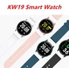 Montres KW19 Smart Watch étanche pression artérielle moniteur de fréquence cardiaque Fitness Tracker Sport bracelets intelligents pour Android iOS avec Re