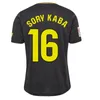 2023 24 Las Palmas Jersey Kirian M.Haddadi 예수 예수 Mesa Las Sory Kaba Las Marc A.Moleiro Palmas Sports Union 3rd 게임 Jonathan Viera Football Shirt