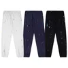 Alto Swein Purple Dancewear Punk Pants Fashion Fashion Casual Sports Biros transpirables para hombres Mujeres Femeninas de pantalón de seda coreana Deporte