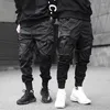 Pantalons pour hommes 2024 Joggers Cargo pour hommes Casual Hip Hop Hit Couleur Poche Pantalon Mâle Streetwear Salopette Pantalon de Survêtement Harem Pantalon