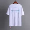 Mens Camisetas Luxo T-shirts Marca Offs Designer Homens Mulheres Tees T-shirt Verão Casual Camisetas Clássicos Back Paint Arrows Manga Curta Camiseta Oo5k