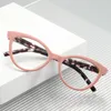 Solglasögon kvinnor trendiga modeläsningsglasögon ultralätt transparent presbyopia för män unisex vintage långt synglasögon förstoring