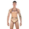 Mutande Intimo da uomo sexy Spettacolo di un pezzo Collant muscolari Performance Fascia toracica Bondage con Gay