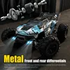 1/16 voiture RC sans balais hors route 4x4 haute vitesse 70 kmh 24G télécommande avec LED Drift Monster Truck jouets pour adultes enfants 231229