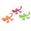 Crochets Gecko puissant en plastique quatre ventouses crochet mur cintre décoration salle de bain