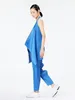 Kamizelki damskie miyake plisowana szalik kamizelka płaszcza kobiet 2023 wiosna letnie koreańskie ubrania projektantów mody