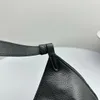Top End Designer Mini Lotus Bucket Bags Black Real Calf Leather Polygon Topphandtag Handväskor Letter Tryck på axelväskor Mini Hoho Väskor Kvinnor Fashion Purse