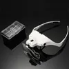 Components Adjustable Reading Glasses Jewelry Watch Loupe Headband Magnifying Magnifier Led Light 1.0x 1.5x 2.0x 2.5x 3.5x 5 Lens Fashion