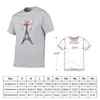 Camisetas masculinas Torre Eiffel Camiseta Roupas Estéticas Camisetas Slim Fit para Homens