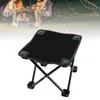 Camp Furniture Camping Folding Stool Saddle Chair Footrest Under Desk Footstool Foldable Collapsible For Park BBQ Traveling