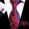 Laços huishi negócios sólido seda gravata gravata conjunto 8cm homens formal luxo casamento de alta qualidade gravata terno acessórios