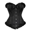 Kvinnors shapers vintage korsetter snörning bustier plus size korse for women randig gotisk gorset sexig benad korsett burlesque outfit