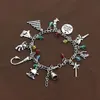 Charm-Armband mit Peter-Pan-Motiv, Glaube, Vertrauen, Pixie-Staubrohr, 230 g