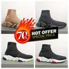 Designer Belencge Speeds 2.0 V2 Scarpe casual Platform Sneaker Uomo Donna Tripler S Paris Calze Stivali Nero Bianco Rubino chiaro Alto