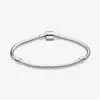 925 Sterling Silver Barrel Fermoir Serpent Chaîne Bracelet Fit Authentique Européenne Dangle Charme Pour Les Femmes Bijoux De Mode Accessoires292w