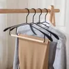 Hangers voor kleding Garderobekast Kledingopslagrek Display Hout Houten metalen hanger Brede schouderjas Ijzer