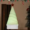Lampes de table Silicone Mignon Veilleuse Créative Intérieur Arbre De Noël Musique Décoration Lampe Étude Chambre Chevet Coloré Bureau