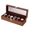 Watch Boxes Wooden Storage High-end Case Portable Organizer Container Durable Travel