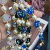 Choker mode vintage glaspärlor halsband för kvinnors tjej present trendig utsökta smycken tillbehör