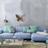 Наклейки на стену бабочка украшение дома бабочки металлическая наклейка художественная вечеринка свадьба DIY декор