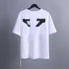 Tops Mens Camisetas Marca Luxo Tees Designers Camisetas Off Whites Homens Mulheres Offwhites Casual T-shirt Verão Clássico Camisetas Back Paint Arrows Branco Manga Curta Tshirt 9f8q