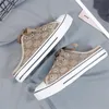 2024 nova marca hotsale outono sapatos de luxo feminino clássico sapatos de skate baixo-top casual formadores tênis ao ar livre esportes andando sapatos de lona