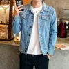 Autumn Fashion Mens Denim Jackets Slim Fit Men Jeans Jacket Cotton Outwear Coat Long Sleeve Male Jean Coats