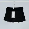 Active Shorts High Waist Tennis Dress Lu 2023Yoga Skort Quick Dry Pleated Skirt Running Sports Women's With Pockets