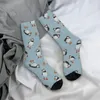 Chaussettes pour hommes toutes saisons, bas d'équipage parfaitement parfaits, macareux Harajuku, accessoires longs Hip Hop amusants pour hommes et femmes, cadeaux