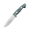 Buschcrafter 162 G10 Handle Fixed Blade Knife Camping Full Tang Hunting with Cowhide Sheath