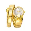 Наручные часы женские легкие роскошные часы брендовый комплект со змеей браслет с бриллиантами водостойкий индивидуальный элегантный W105