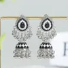 Dangle Brincos Boêmio Contas Coloridas Étnicas Femininas 2024 Moda Esmalte Lanterna Longa Jhumkas Jóias de Casamento