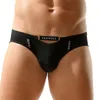 Underpants Sexy Men's Underwear Calcinha Macia Cinto Cintura Baixa Briefs Lingerie Nylon Tecido Sinta-se Confiante e Confortável