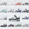 Designer Luxury Men Women White Olive Vintage Sneakers Virgil Casual Shoes Calfskin Abloh Black Green Red Blue leather covered terrace outdoor low walking Sneakers