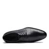 Scarpe eleganti Cwv Business Banquet Pelle di coccodrillo Suola derby maschile per