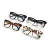Sonnenbrille Anti-Blaulicht Anti-Strahlung Lesebrille Vintage Übergroße Presbyopie-Brille Damen HD Weitsichtbrille 0 bis 3,5