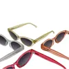 2024 Desig unisex Smallrim Shinning Solglasögon UV400 Importerad flerformad plank Fullrim134b 54-19-145 Gradientglasögon Goggles Fullset Case